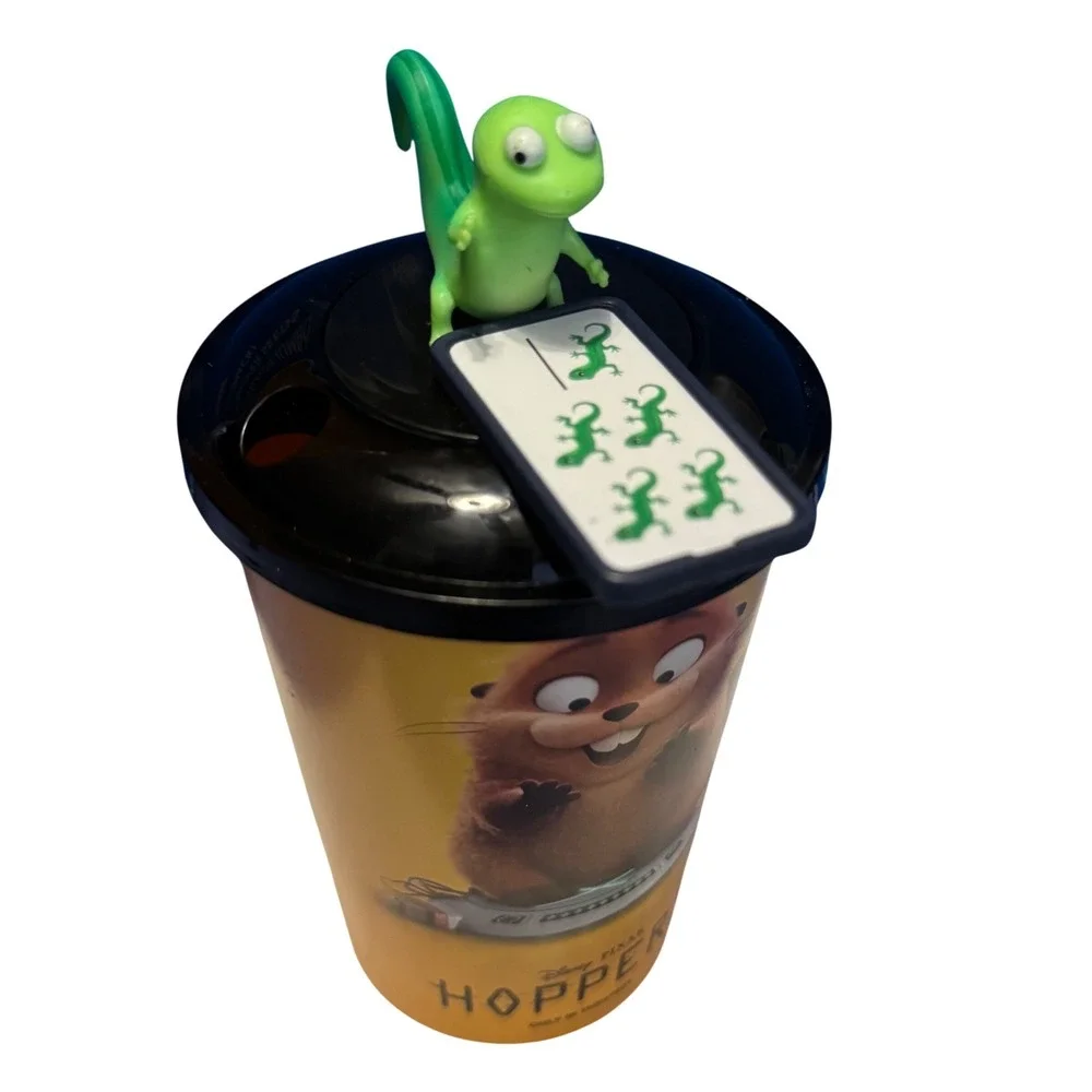 Disney Pixar Hoppers Movie Plastic Theater Popcorn Bucket & Cup Set